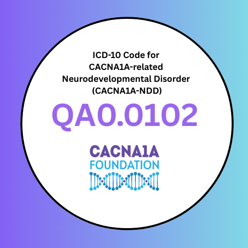ＩＣＤ-10 WHO 2013年度版 ICD-10 Code for CACNA1A-NDD (QA0.0102): Advancing Research